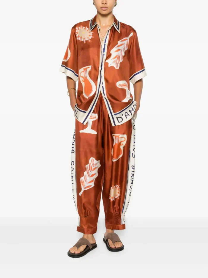 ALEMAIS Soleil D´Amour print trousers - Image 2
