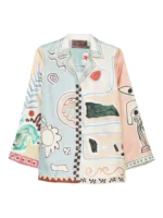 ALEMAIS Michelle silk shirt