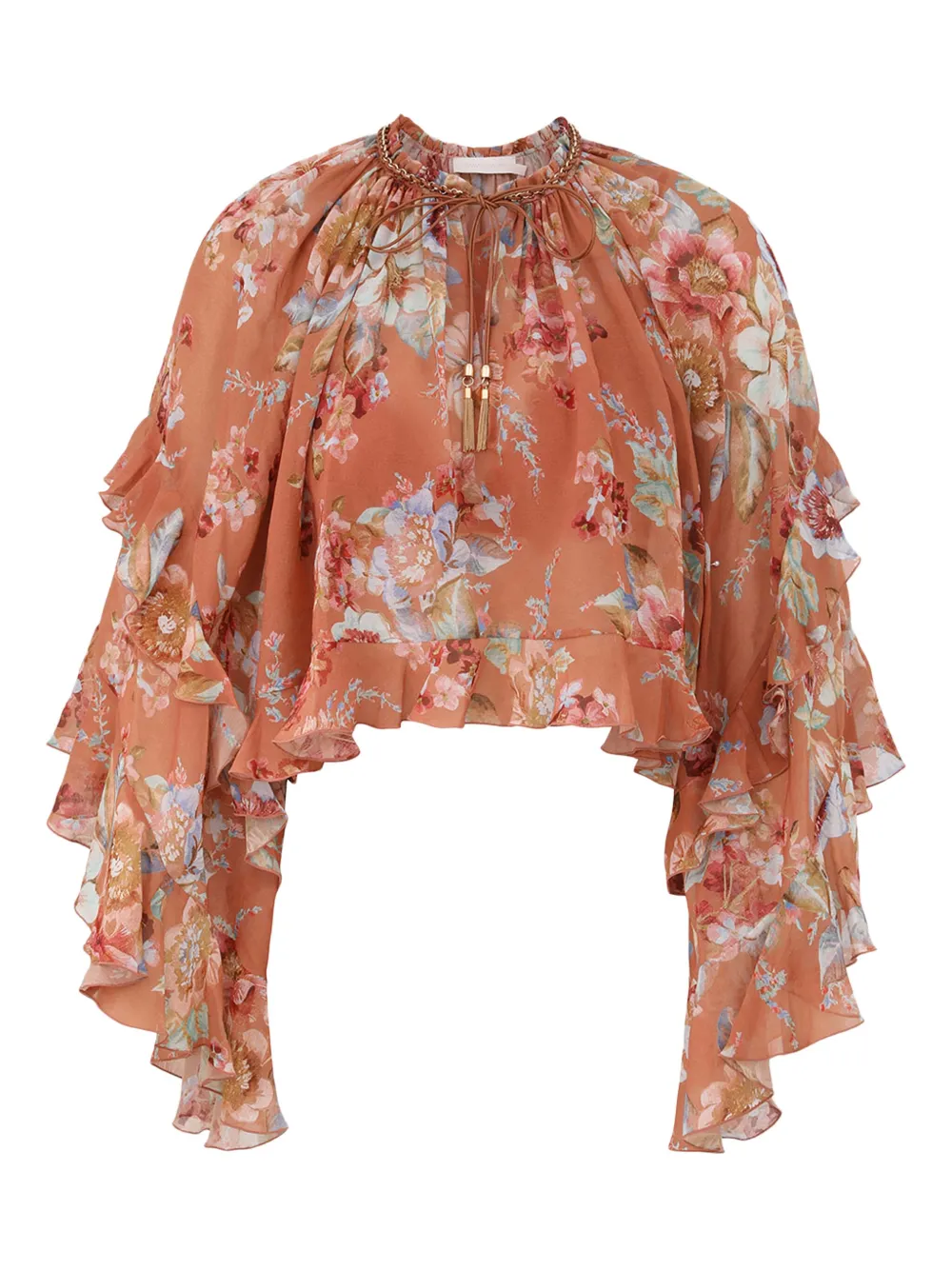 32717750_62992465_1000 ZIMMERMANN ruffled awakened blouse - Image 1
