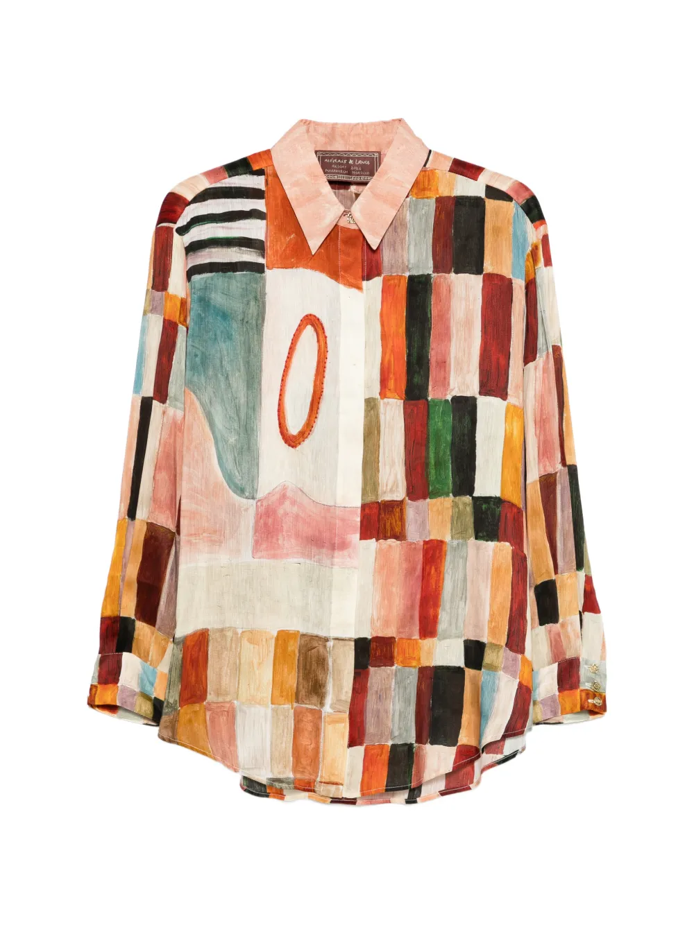 34089740_65554893_1000 ALEMAIS x Laurence Leenaert Marjorelle patchwork shirt - Image 1