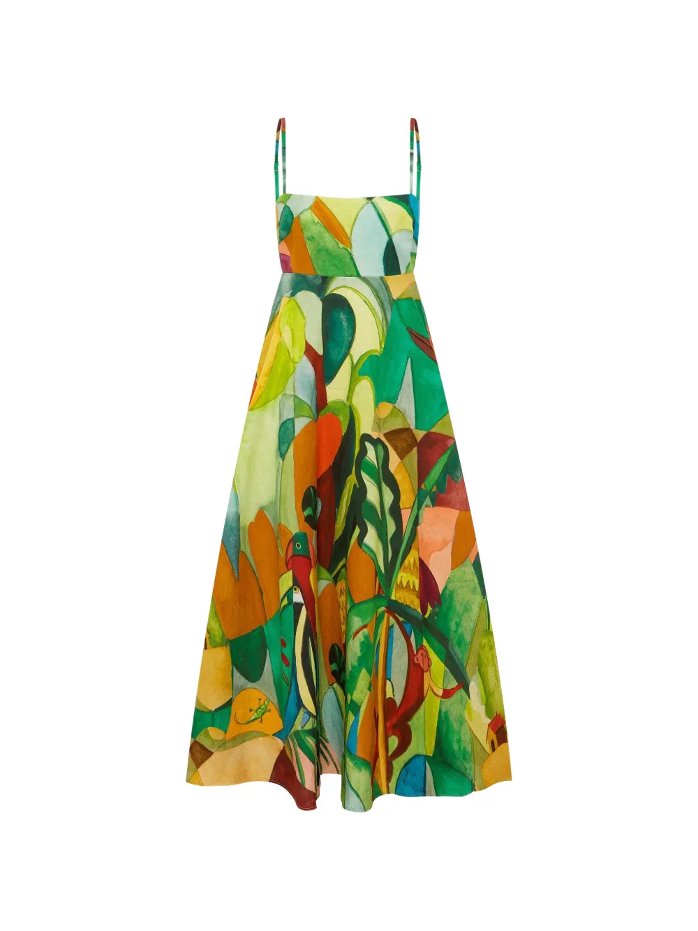 34782029_65962222_1000 ALEMAIS mokshini adjustable-strap midi dress - Image 1