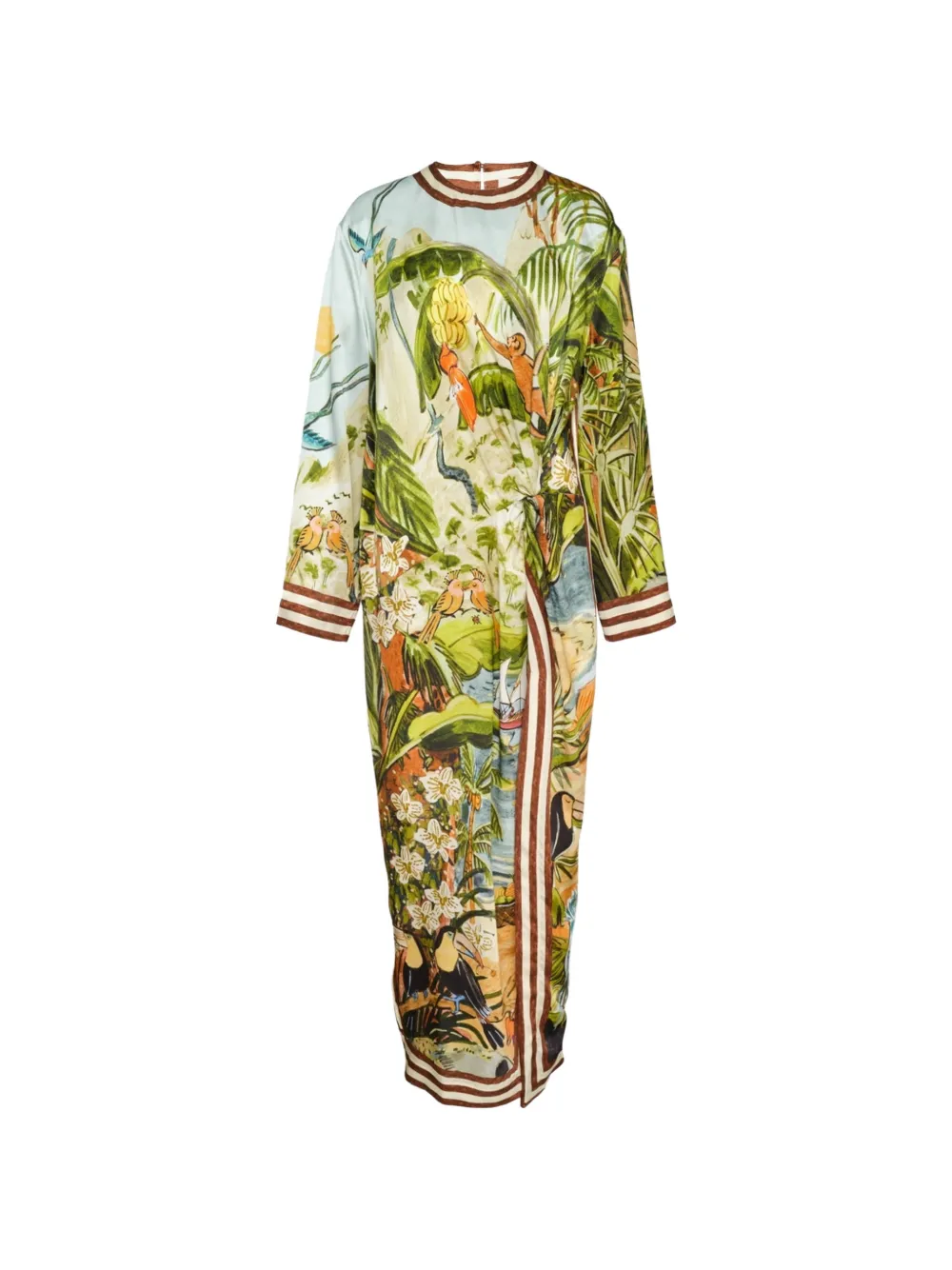 36007713_67555291_1000 ALEMAIS tropical-print knot-detail maxi dress - Image 1